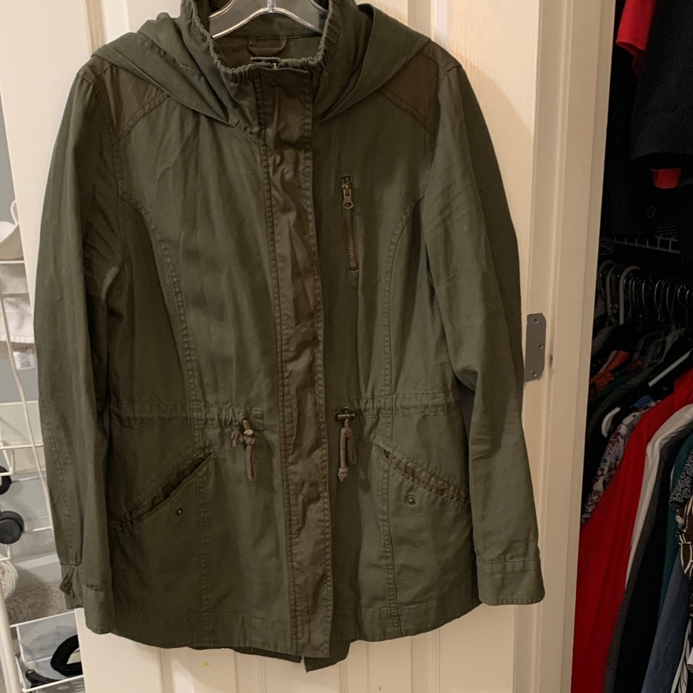 Sebby Women’s Army Green Utility Jacket